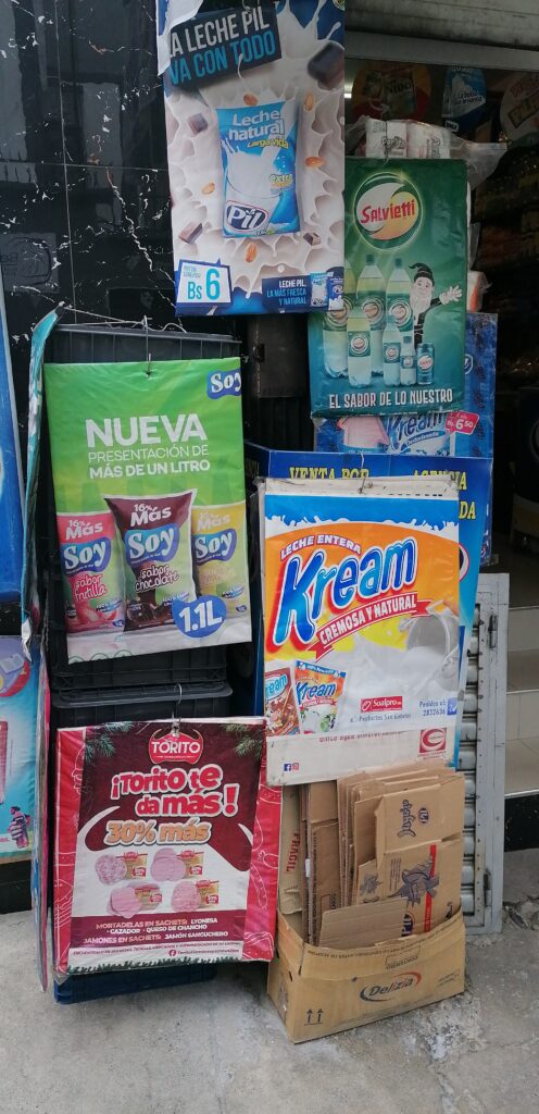 Main brands of milk in Bolivia